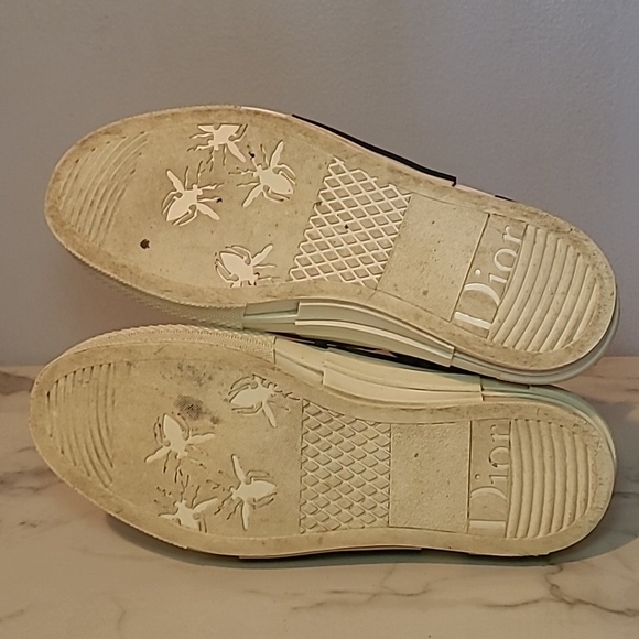 Christian Dior B23 League HighTop Oblique Patchwork White Black Sneakers Mens 7 main image 7